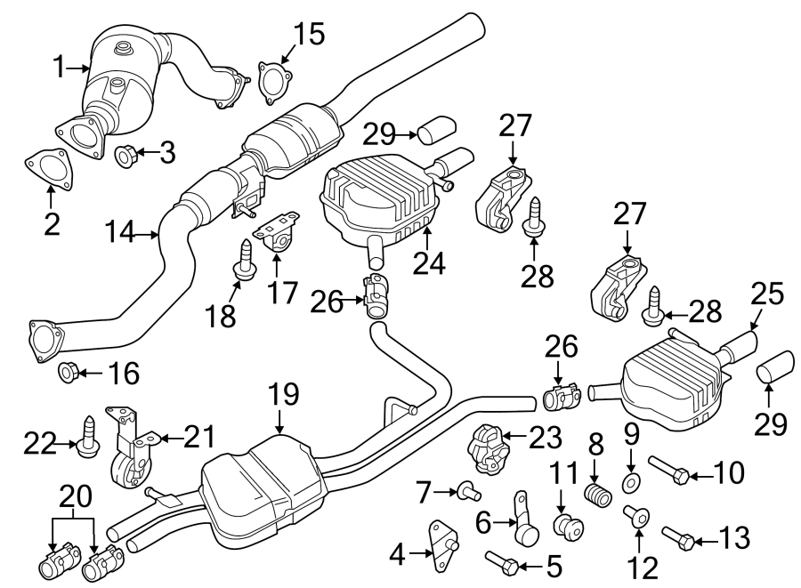 29EXHAUST SYSTEM. EXHAUST COMPONENTS.https://images.simplepart.com/images/parts/motor/fullsize/1362417.png