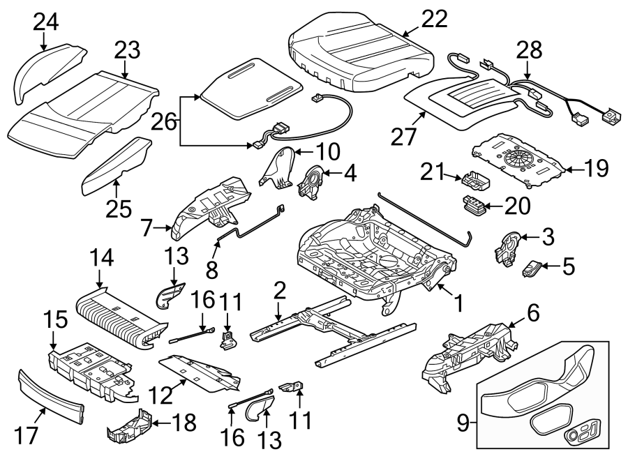 11SEATS & TRACKS. FRONT SEAT COMPONENTS.https://images.simplepart.com/images/parts/motor/fullsize/1362620.png