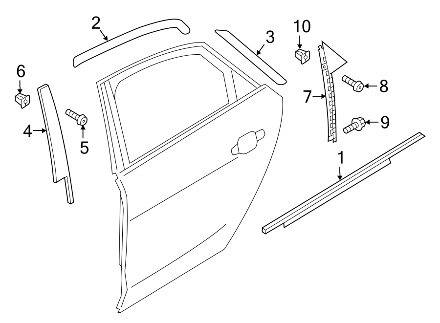 1REAR DOOR. EXTERIOR TRIM.https://images.simplepart.com/images/parts/motor/fullsize/1362815.png