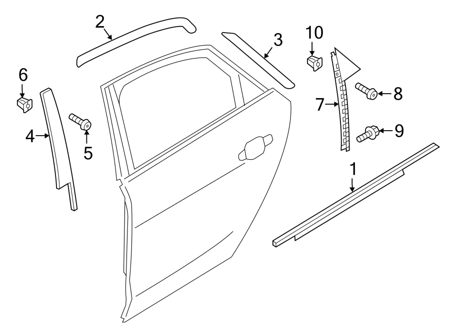 10REAR DOOR. EXTERIOR TRIM.https://images.simplepart.com/images/parts/motor/fullsize/1362840.png