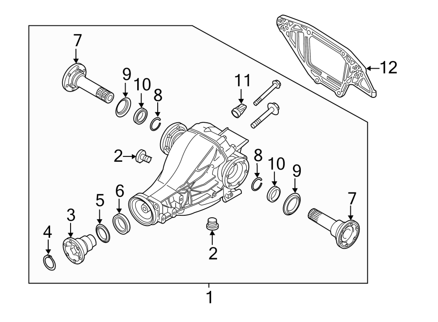 REAR SUSPENSION. AXLE & DIFFERENTIAL.