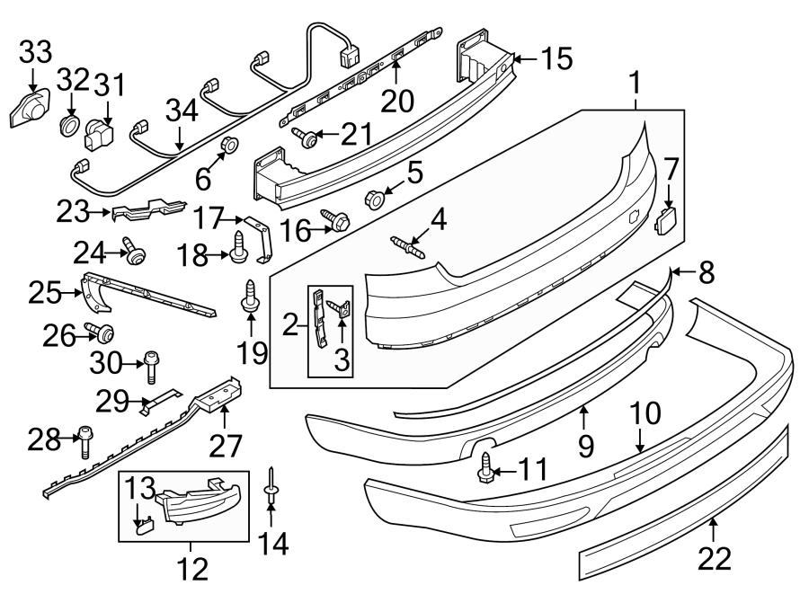 24REAR BUMPER. BUMPER & COMPONENTS.https://images.simplepart.com/images/parts/motor/fullsize/1362997.png