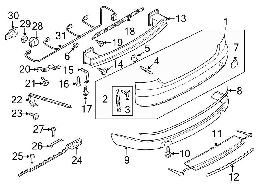 21REAR BUMPER. BUMPER & COMPONENTS.https://images.simplepart.com/images/parts/motor/fullsize/1362999.png