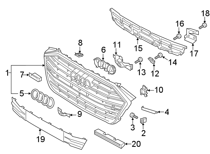 5Front bumper. Grille & components.https://images.simplepart.com/images/parts/motor/fullsize/1363018.png