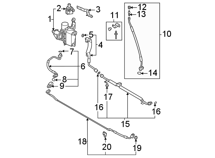 9Air conditioner & heater. Compressor & lines. Condenser.https://images.simplepart.com/images/parts/motor/fullsize/1363138.png