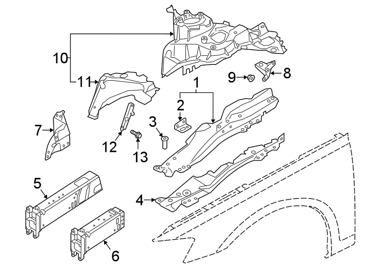 12FENDER. STRUCTURAL COMPONENTS & RAILS.https://images.simplepart.com/images/parts/motor/fullsize/1363195.png