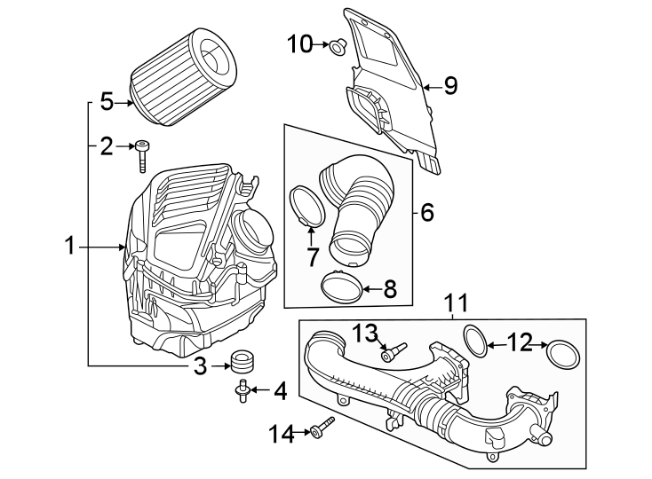 9Engine / transaxle. Air intake.https://images.simplepart.com/images/parts/motor/fullsize/1363347.png