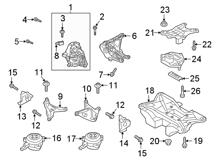 13Engine / transaxle. Engine & TRANS mounting.https://images.simplepart.com/images/parts/motor/fullsize/1363358.png