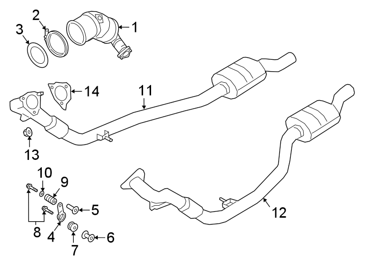 4Exhaust system. Exhaust components.https://images.simplepart.com/images/parts/motor/fullsize/1363368.png