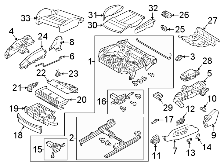 32SEATS. FRONT SEAT COMPONENTS.https://images.simplepart.com/images/parts/motor/fullsize/1363565.png