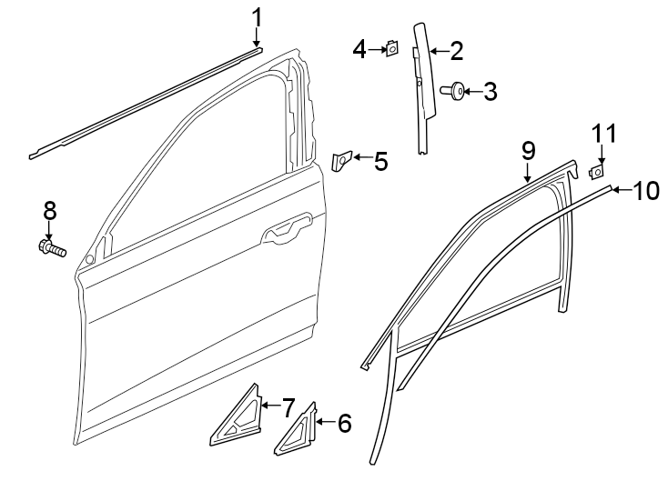 4FRONT DOOR. EXTERIOR TRIM.https://images.simplepart.com/images/parts/motor/fullsize/1363690.png