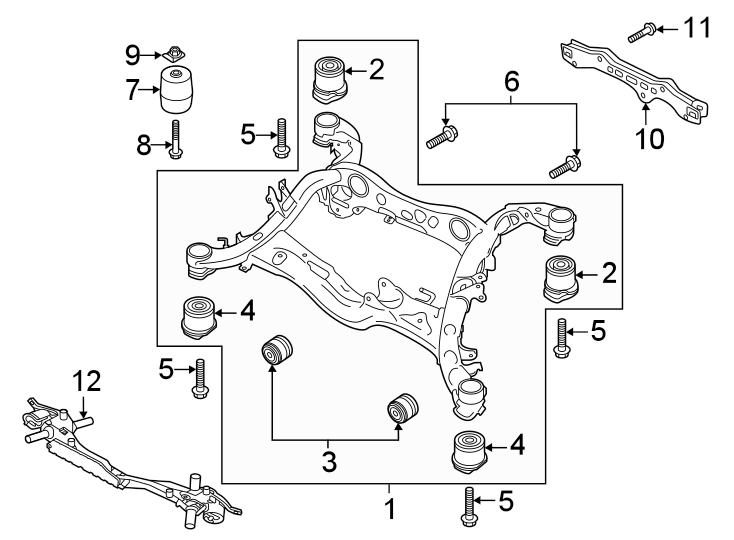 9Rear suspension. Suspension mounting.https://images.simplepart.com/images/parts/motor/fullsize/1363838.png