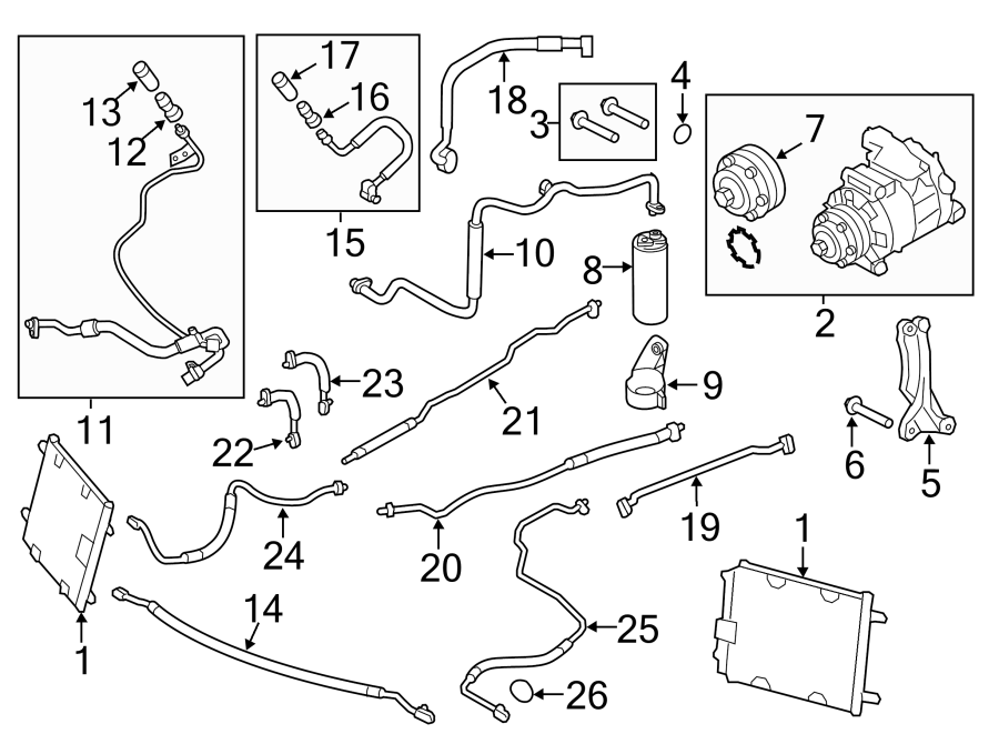 5AIR CONDITIONER & HEATER. COMPRESSOR & LINES. CONDENSER.https://images.simplepart.com/images/parts/motor/fullsize/1365042.png