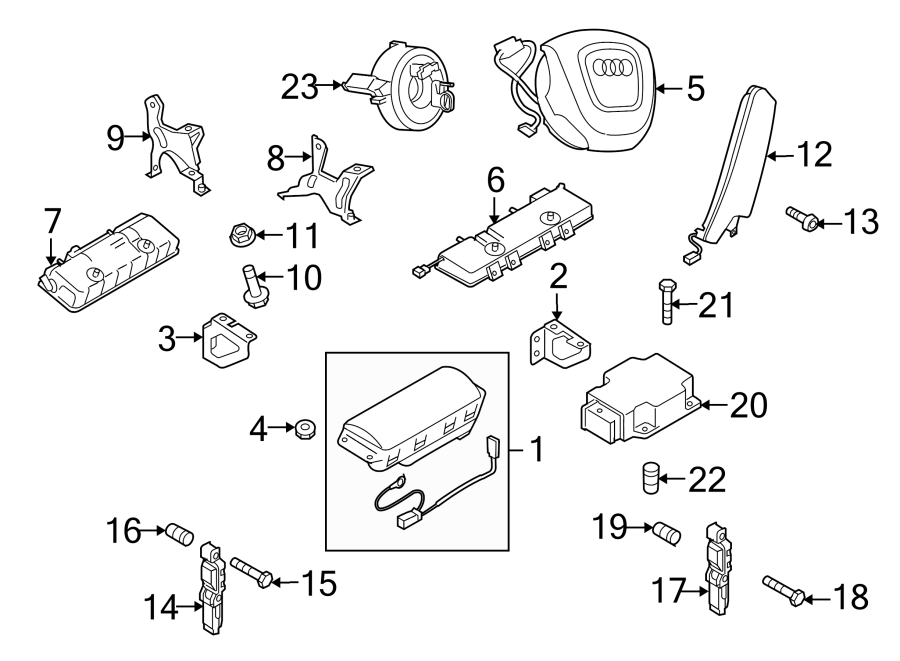 14RESTRAINT SYSTEMS. AIR BAG COMPONENTS.https://images.simplepart.com/images/parts/motor/fullsize/1365290.png