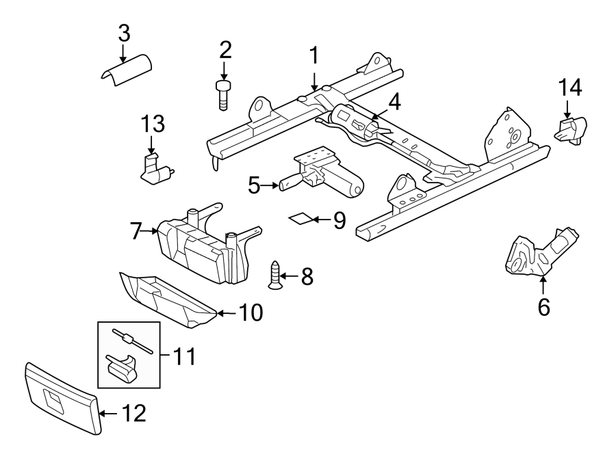 Seats & tracks. Tracks & components.