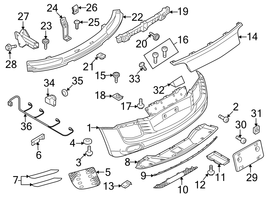 16REAR BUMPER. BUMPER & COMPONENTS.https://images.simplepart.com/images/parts/motor/fullsize/1365587.png