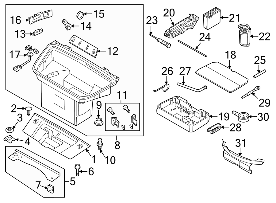 13FRONT STRUCTURAL COMPONENTS. INTERIOR TRIM.https://images.simplepart.com/images/parts/motor/fullsize/1366045.png