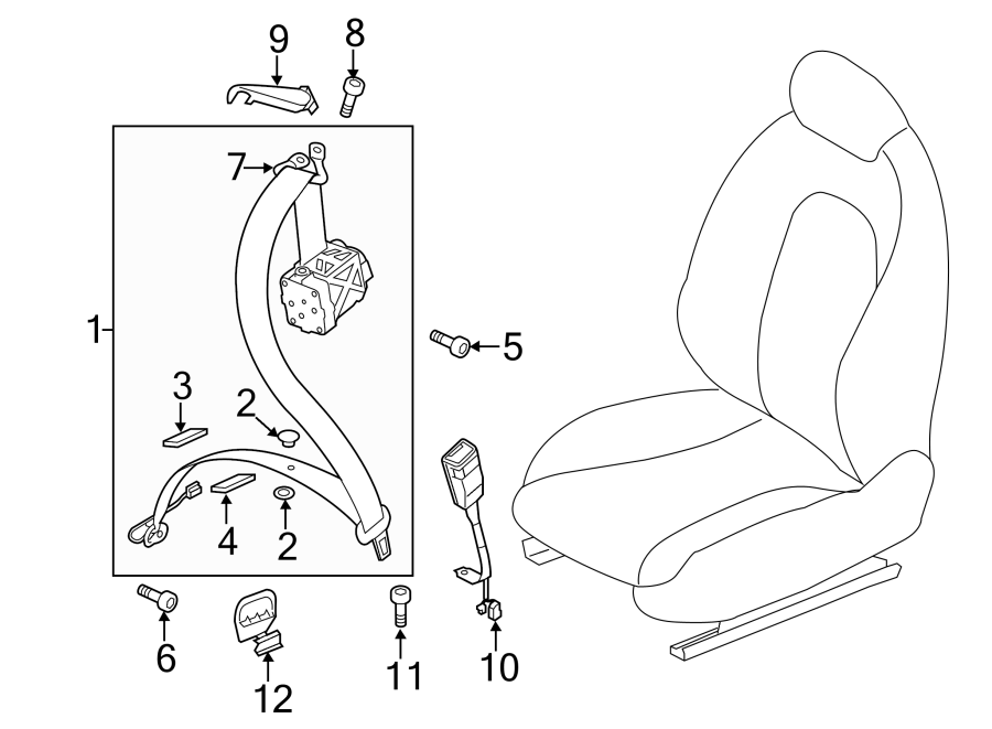 10RESTRAINT SYSTEMS. FRONT SEAT BELTS.https://images.simplepart.com/images/parts/motor/fullsize/1366365.png