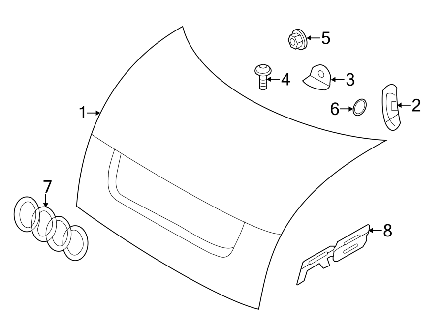 7ENGINE LID. EXTERIOR TRIM.https://images.simplepart.com/images/parts/motor/fullsize/1366920.png