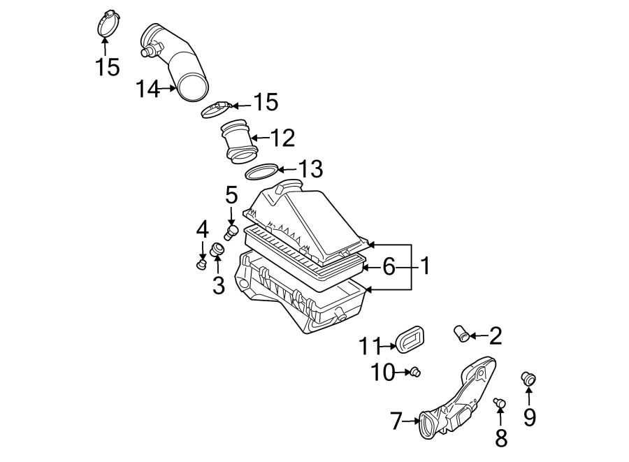 ENGINE / TRANSAXLE. AIR INTAKE.