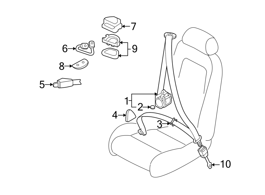 4RESTRAINT SYSTEMS. FRONT SEAT BELTS.https://images.simplepart.com/images/parts/motor/fullsize/1370280.png