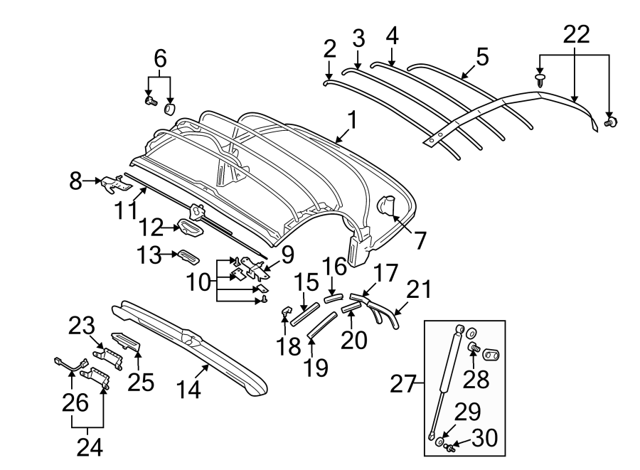 30CONVERTIBLE/SOFT TOP. FRAME & COMPONENTS.https://images.simplepart.com/images/parts/motor/fullsize/1370475.png