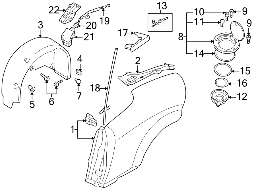 21QUARTER PANEL & COMPONENTS.https://images.simplepart.com/images/parts/motor/fullsize/1370545.png