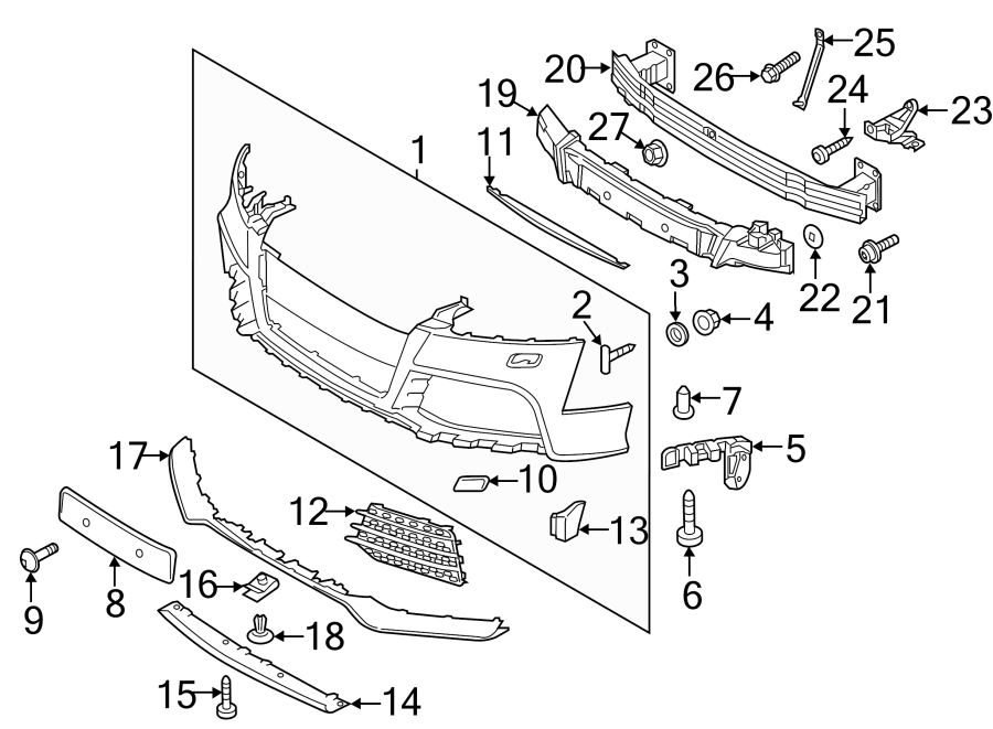 16FRONT BUMPER. BUMPER & COMPONENTS.https://images.simplepart.com/images/parts/motor/fullsize/1371012.png