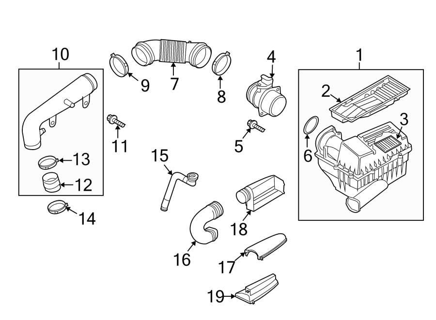 ENGINE / TRANSAXLE. AIR CLEANER.