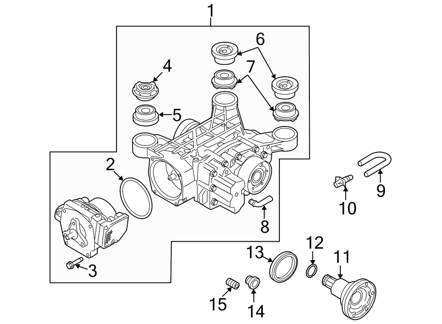 REAR SUSPENSION. AXLE & DIFFERENTIAL.