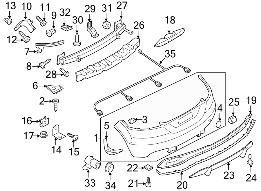 28REAR BUMPER. BUMPER & COMPONENTS.https://images.simplepart.com/images/parts/motor/fullsize/1371757.png