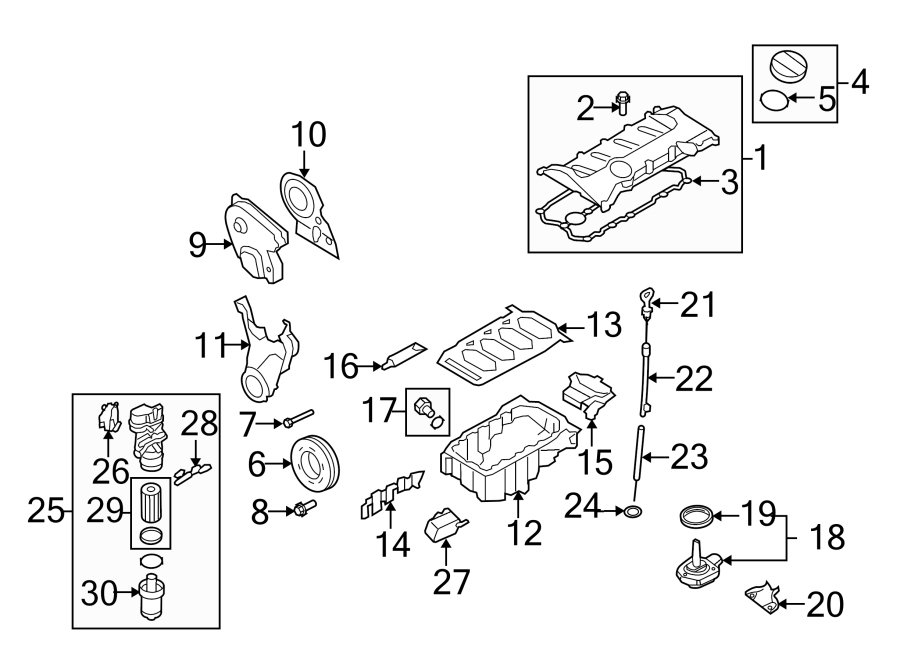 ENGINE / TRANSAXLE. ENGINE PARTS.