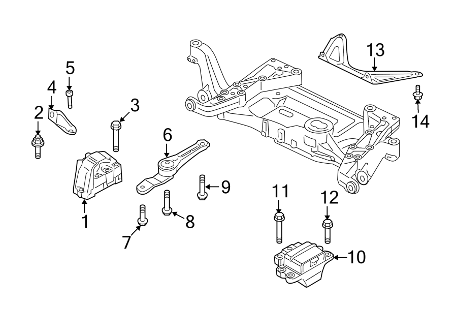 14ENGINE / TRANSAXLE. ENGINE & TRANS MOUNTING.https://images.simplepart.com/images/parts/motor/fullsize/1371960.png