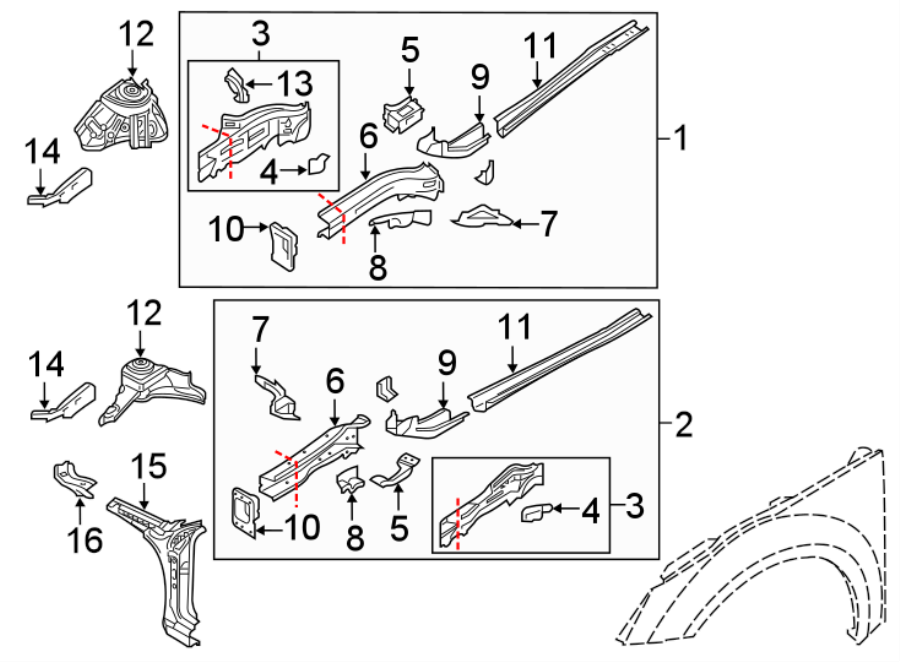 2FENDER. STRUCTURAL COMPONENTS & RAILS.https://images.simplepart.com/images/parts/motor/fullsize/1372138.png