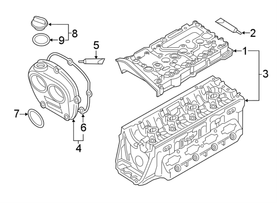 Engine / transaxle. Valve & timing covers.