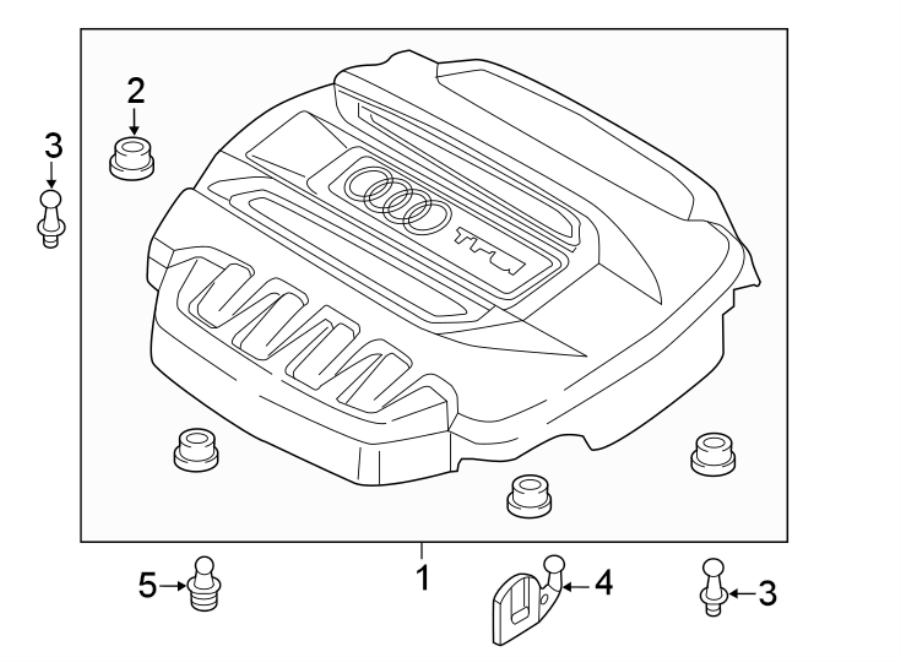 ENGINE / TRANSAXLE. ENGINE APPEARANCE COVER.