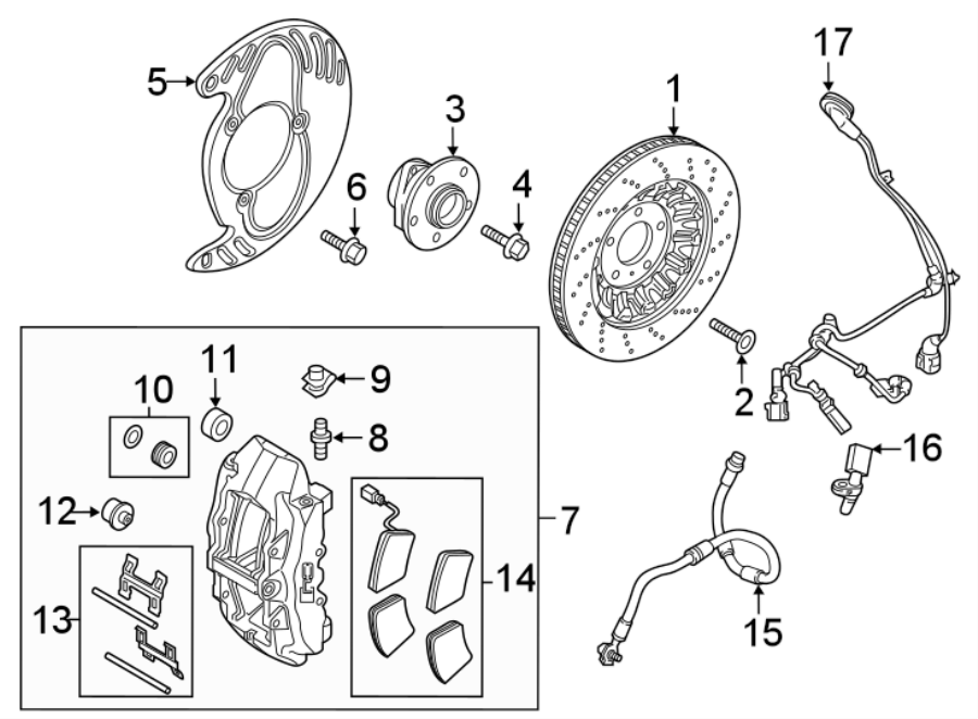 17FRONT SUSPENSION. BRAKE COMPONENTS.https://images.simplepart.com/images/parts/motor/fullsize/1372277.png