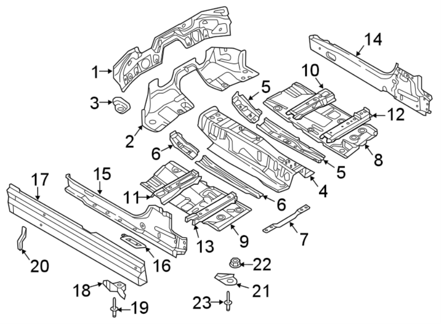 5Pillars. Rocker & floor. Floor & rails.https://images.simplepart.com/images/parts/motor/fullsize/1372520.png