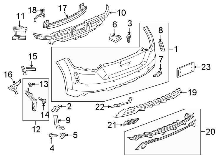 22REAR BUMPER. BUMPER & COMPONENTS.https://images.simplepart.com/images/parts/motor/fullsize/1372828.png