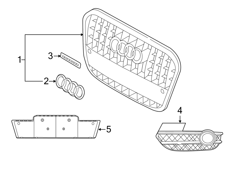 2FRONT BUMPER & GRILLE. GRILLE & COMPONENTS.https://images.simplepart.com/images/parts/motor/fullsize/1375015.png