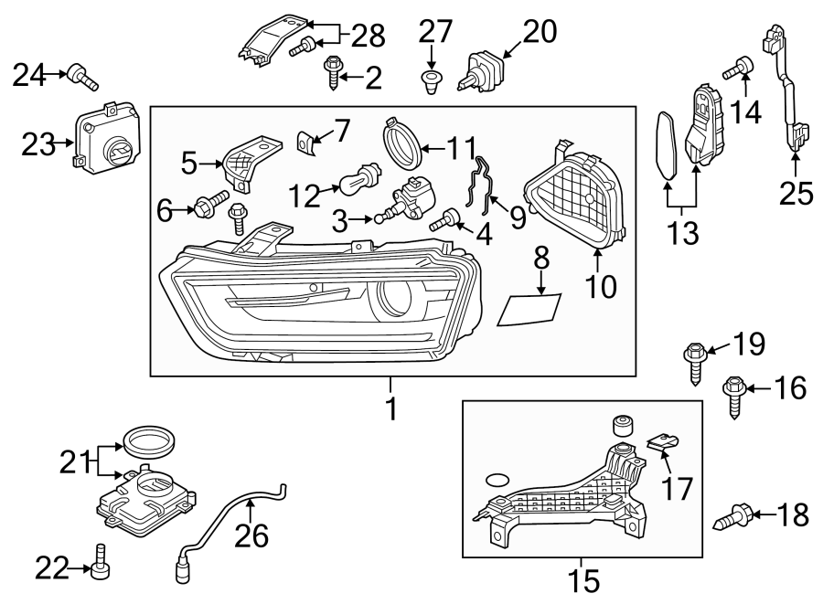 5FRONT LAMPS. HEADLAMP COMPONENTS.https://images.simplepart.com/images/parts/motor/fullsize/1375020.png