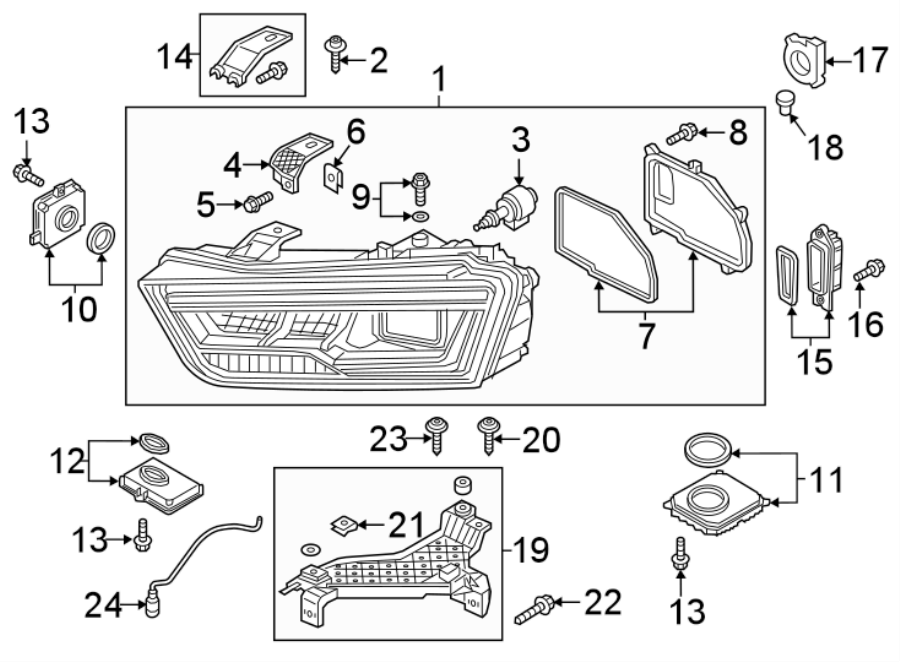 11FRONT LAMPS. HEADLAMP COMPONENTS.https://images.simplepart.com/images/parts/motor/fullsize/1375023.png