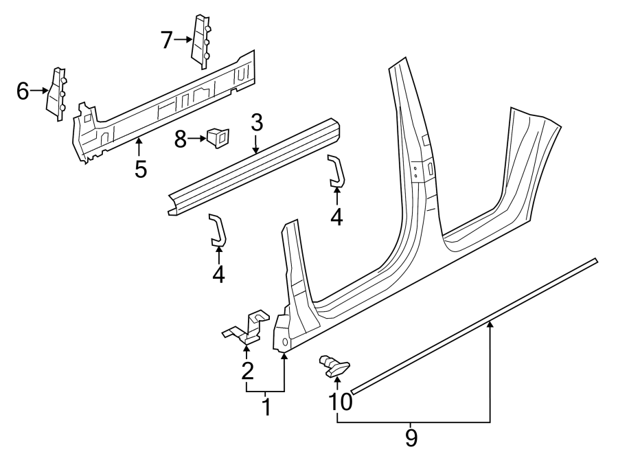 10PILLARS. ROCKER & FLOOR. ROCKER PANEL.https://images.simplepart.com/images/parts/motor/fullsize/1375490.png