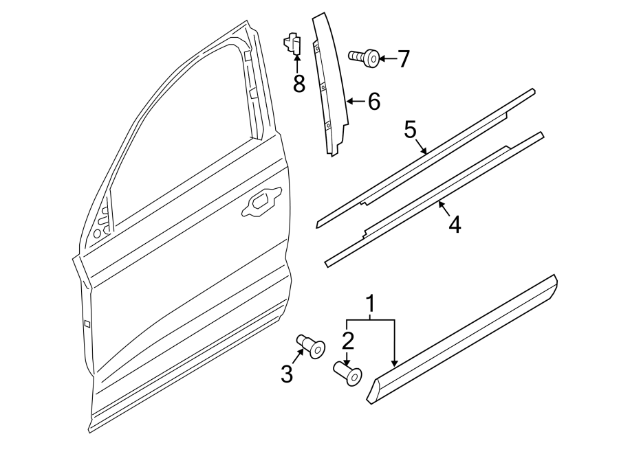 5FRONT DOOR. EXTERIOR TRIM.https://images.simplepart.com/images/parts/motor/fullsize/1375520.png