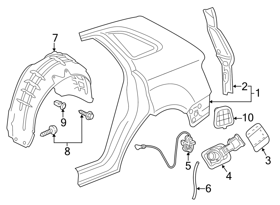 QUARTER PANEL & COMPONENTS.