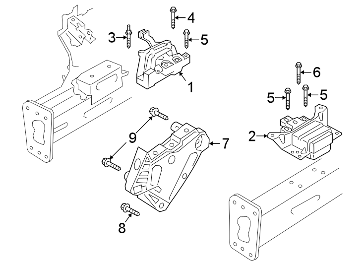 1ENGINE / TRANSAXLE. ENGINE & TRANS MOUNTING.https://images.simplepart.com/images/parts/motor/fullsize/1376260.png