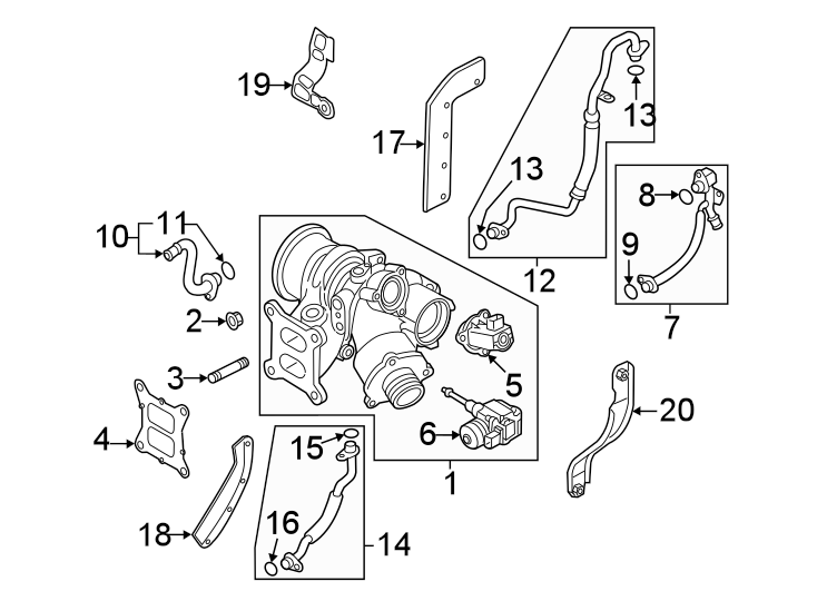 1Engine / transaxle. Turbocharger & components.https://images.simplepart.com/images/parts/motor/fullsize/1376267.png