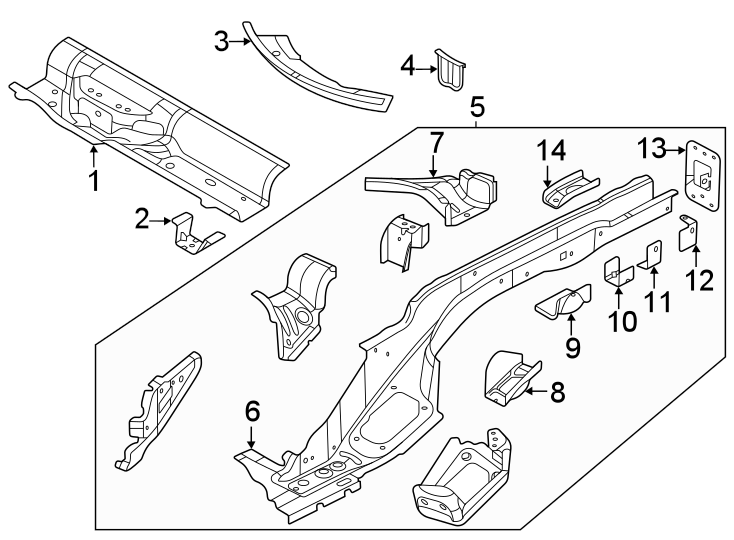 5REAR BODY & FLOOR. SIDE RAILS & CROSSMEMBER.https://images.simplepart.com/images/parts/motor/fullsize/1376730.png