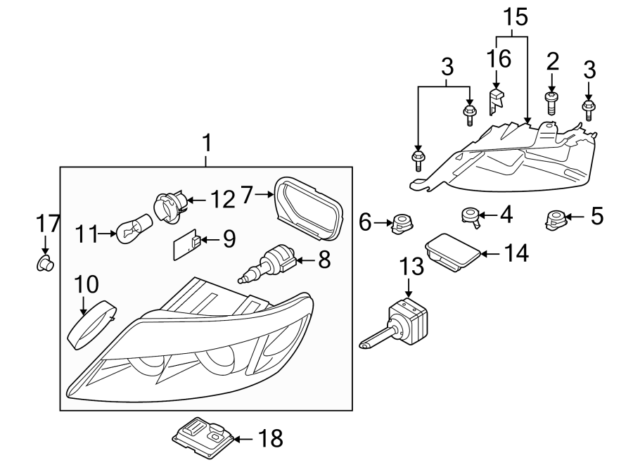 1FRONT LAMPS. HEADLAMP COMPONENTS.https://images.simplepart.com/images/parts/motor/fullsize/1380025.png