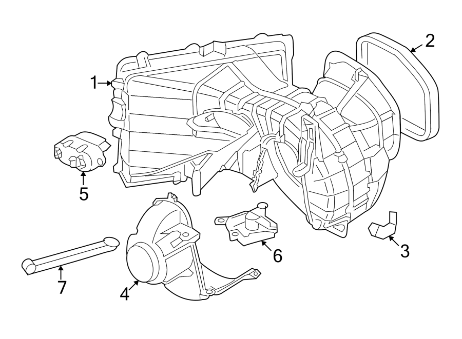 AIR CONDITIONER & HEATER. BLOWER MOTOR & FAN.